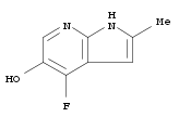 4-Fluoro-5-hydroxy-2-methyl-7-azaindole